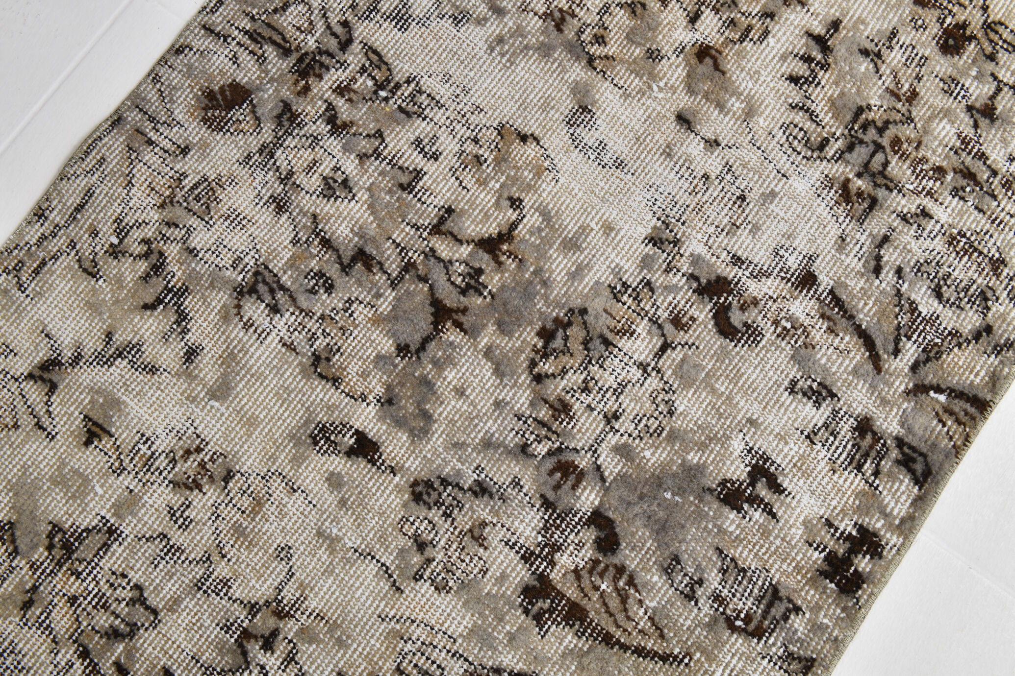 Floral vintage runner rug 81x264cm