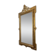 Antique Louis XVI style mirror in gilded wood