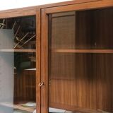 Mid-century teak and glazed display cabinet by J Nissenbaum & Son Ltd., 1970s