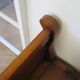 Rare entrance bench - Old chest bench - toy chest - oak color