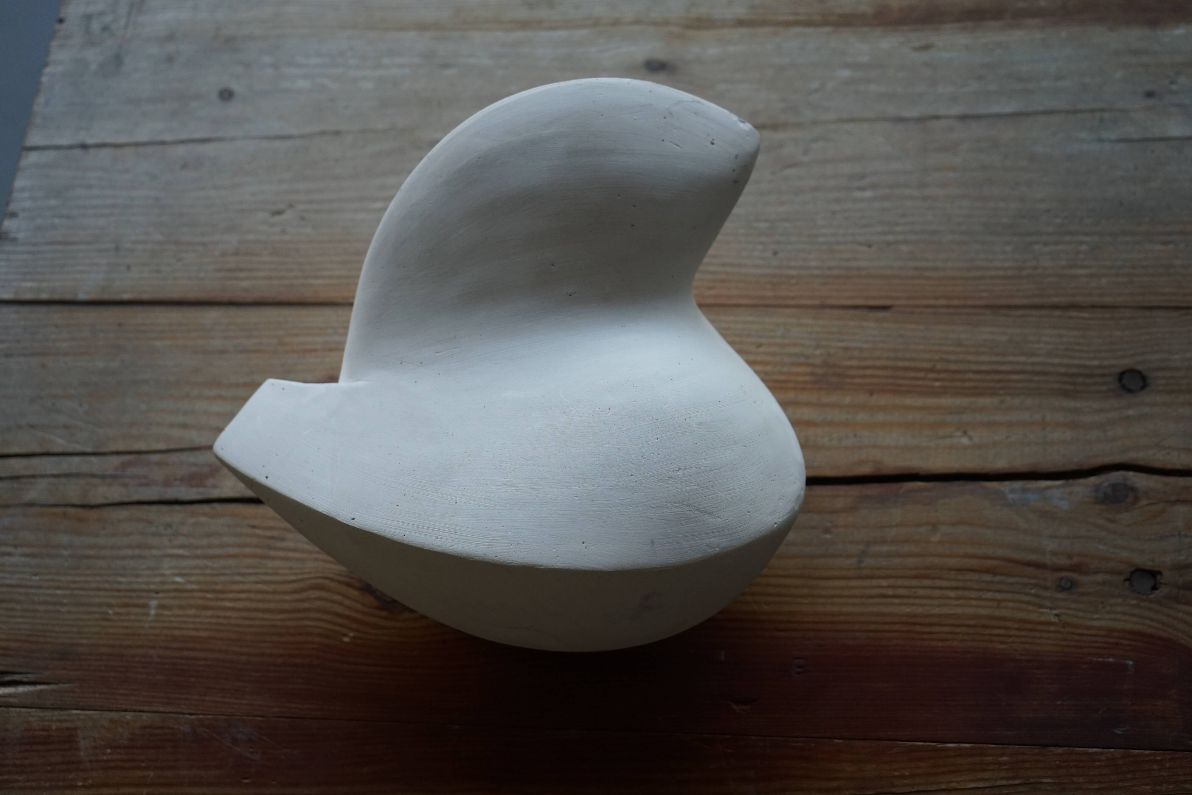 Small Abstract Plaster Sculpture, 1970s