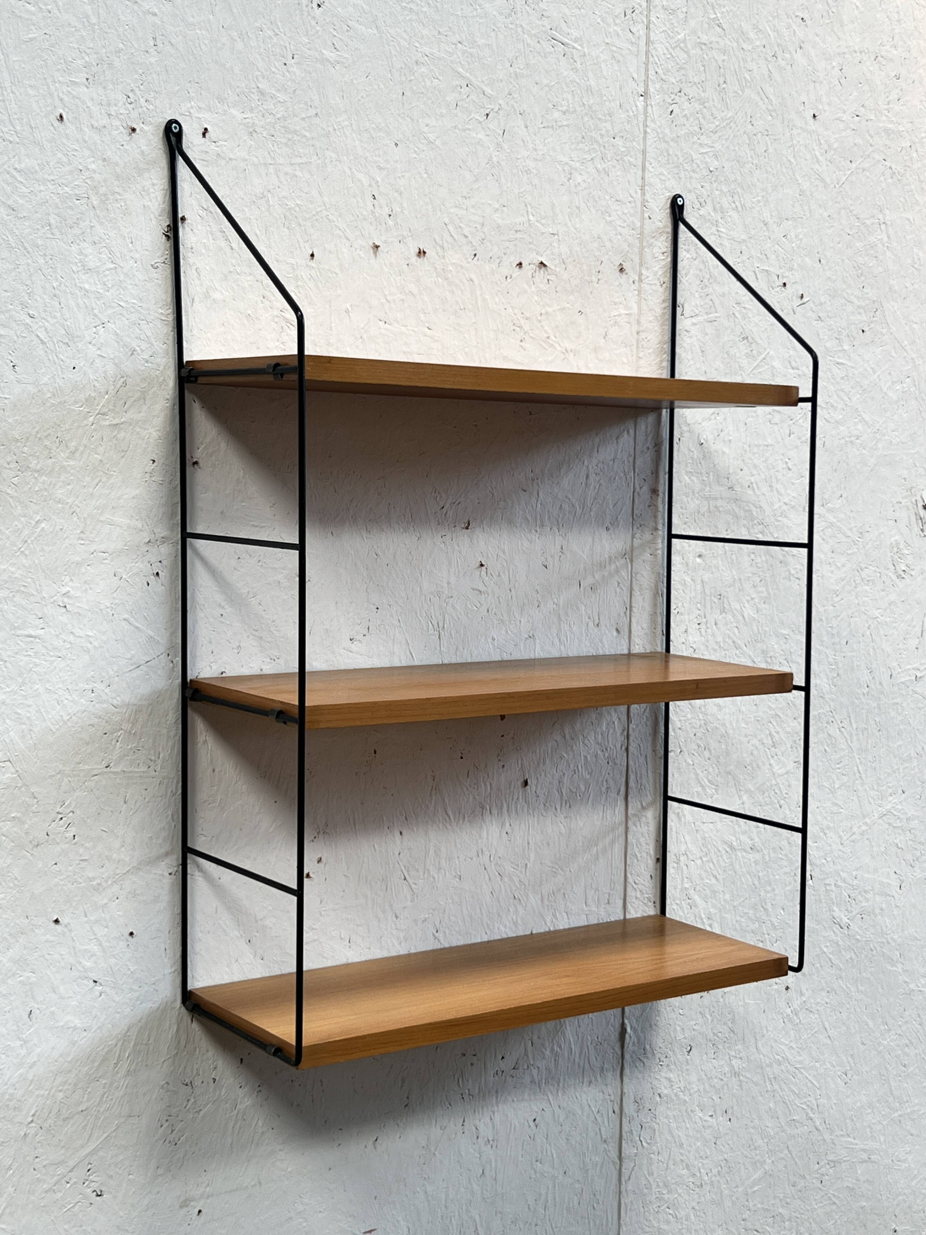 Vintage Wall Shelf / Wall Unit, String Sweden 1970's