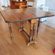 Table ancienne pliante style Louis XIII / Henri II – 100 × 80 cm