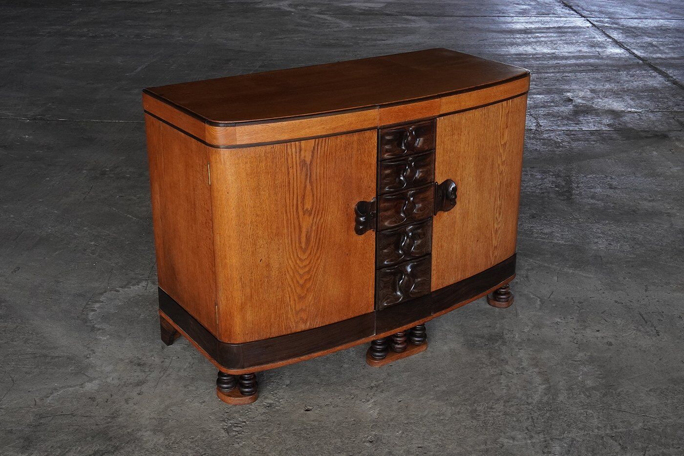 Amsterdamse School Cabinet by Willem Rädecker, Netherlands, 1920s