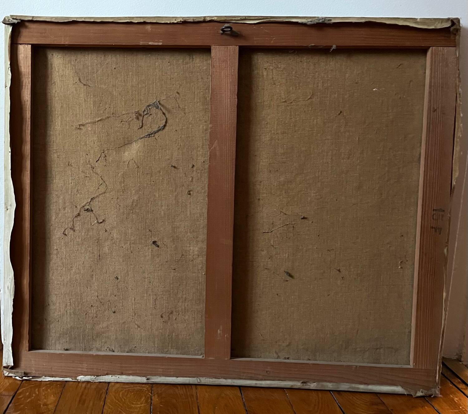 Painting: Oil on canvas - horses in dressage