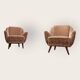Twee Mid Century fauteuils