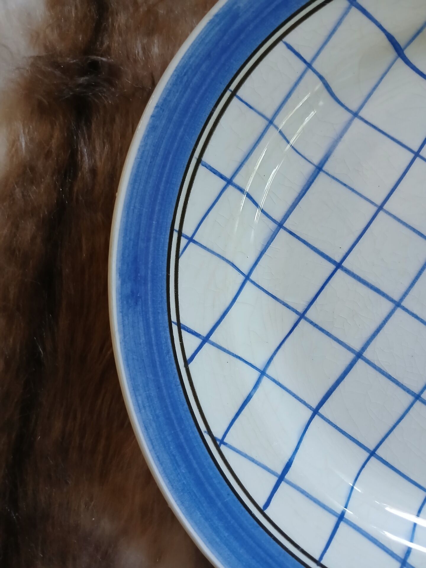 6 assiettes plates anciennes "Michel " de Gien