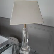 Vintage plexiglass lamp Le Dauphin