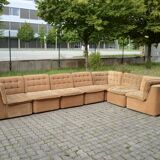 Vintage Modular Sofa 70ties champagne