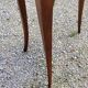 Vintage side table from the 30s/50s in beech and mirror top