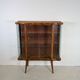 Vintage Display Cabinet with Glass Slats – Warm Walnut Veneer - Art Deco