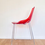 Lot 4 chairs Dal Segno red