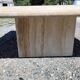 1970s travertine coffee table in italian design