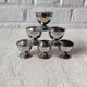 6 stainless steel egg cups for soft-boiled eggs by Guy Degrenne