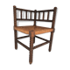 Vintage wooden corner chair turns, 50/60