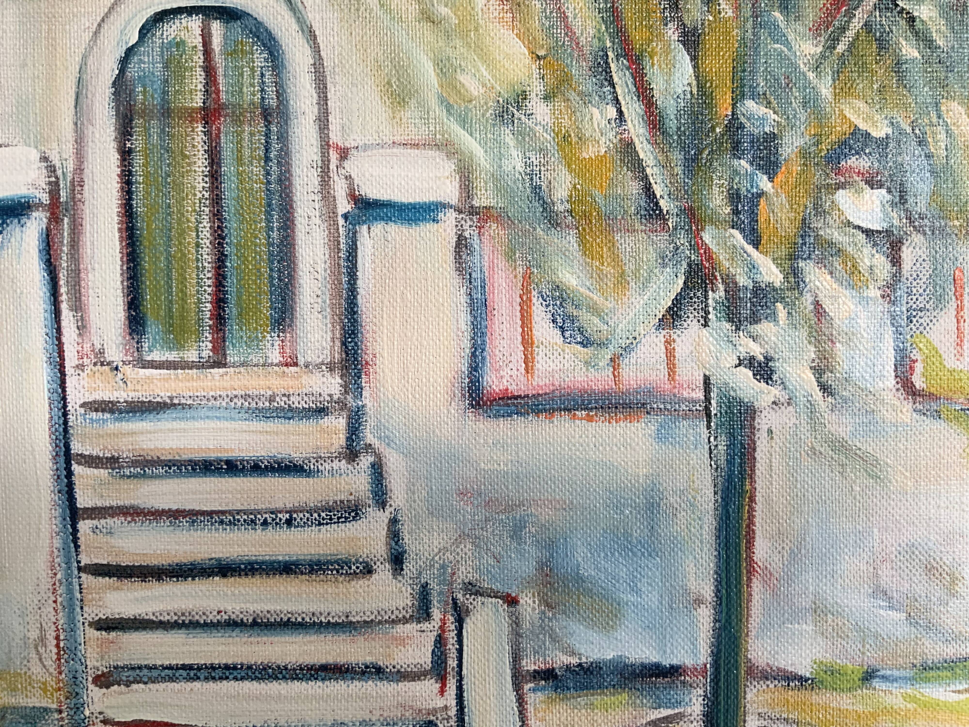 Original Swedish Oil on Canvas, Motif in Italy by Gunnar I. Erixon