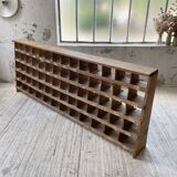 Meuble de métier pin à cases XL 250cm
