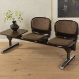 Banc d'attente par Drabert Stahlmöbel , années 1970