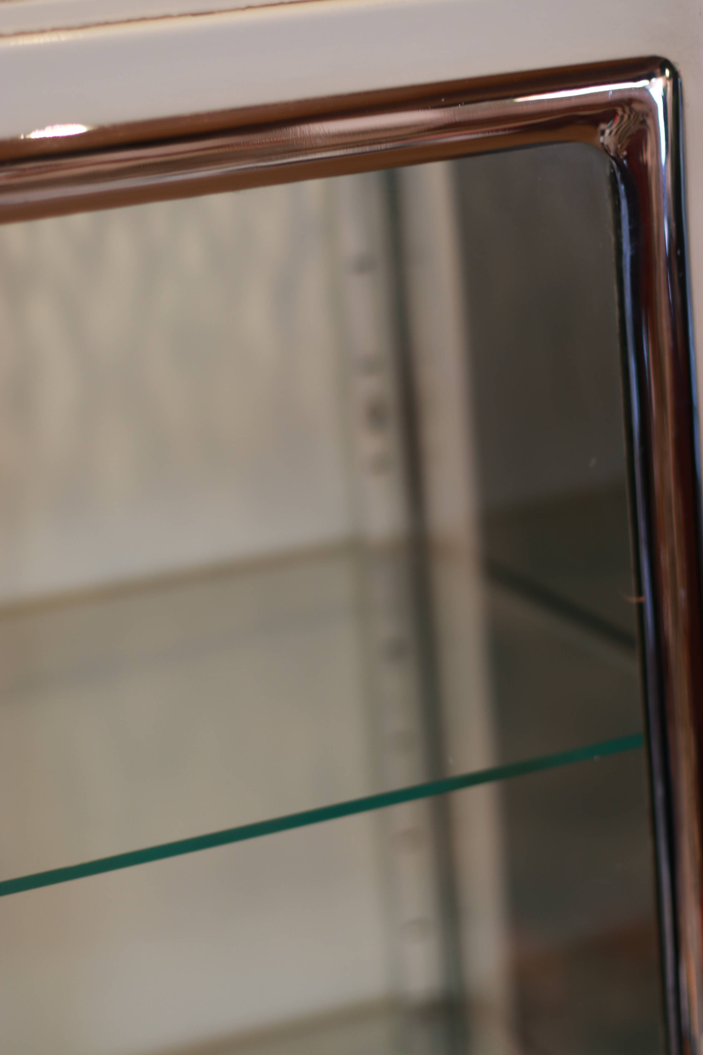 Vintage pharmacy display case