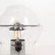 Vintage 1970s glass 'mushroom' table lamp by Cosack