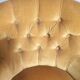 Fauteuil crapaud doré