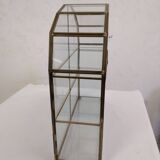 Old table display case