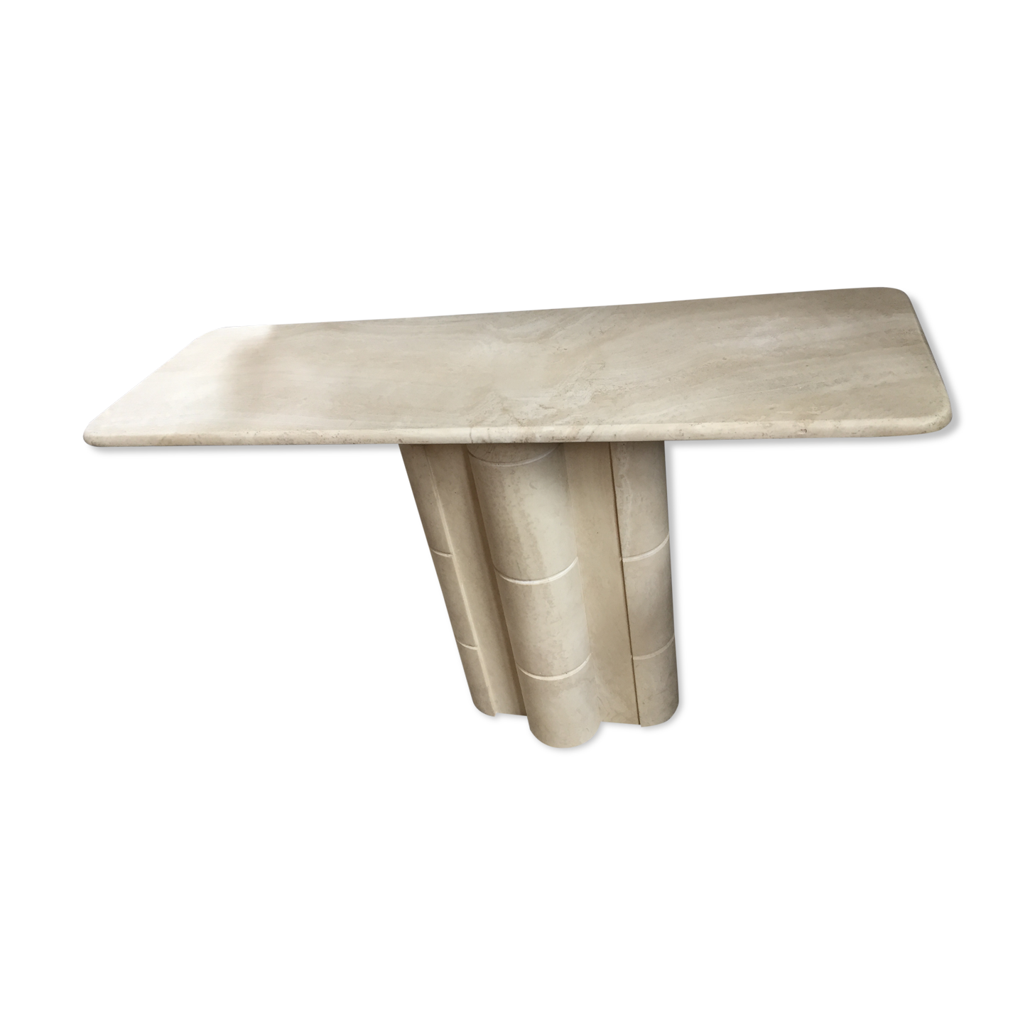 Travertine console years 70/80