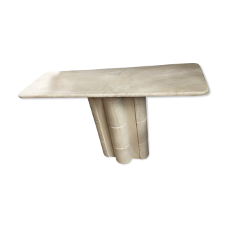 Travertine console years 70/80