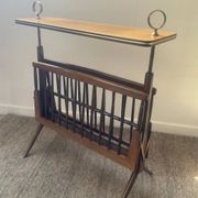 Folding magazine rack attributed to Ico Parisi-Italy from the 1950s