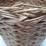 Wicker storage basket paper basket