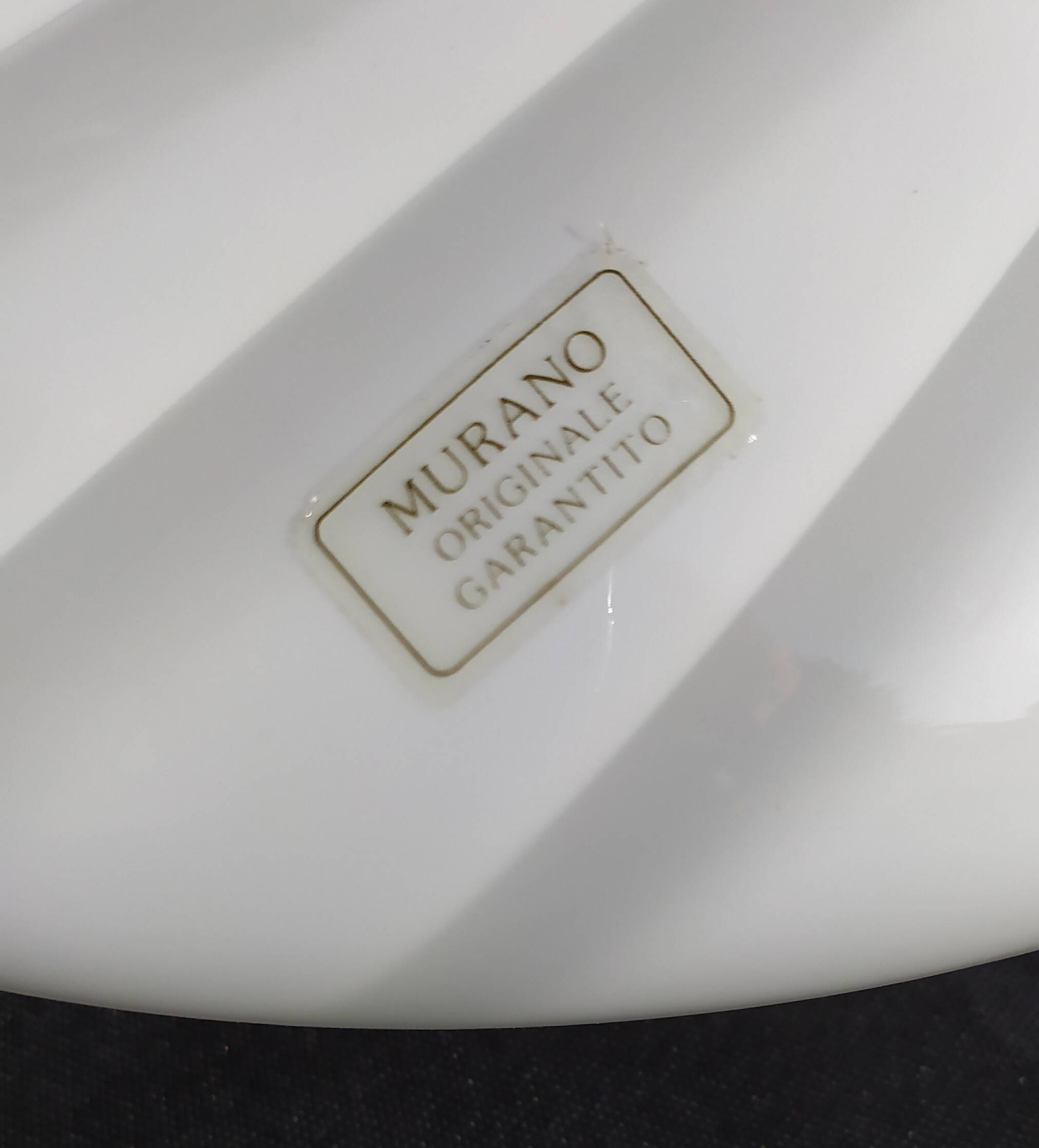 Large Murano glass sconces by Venini, set of two, 1960