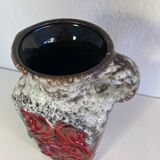 West Germany "Fat Lava" rectangular vase