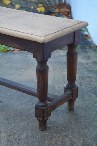 Banc en chêne