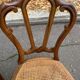 2 Louis Philippe chairs in solid carved wood and caning from the 19th century