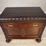 Early-20th Century Oak Commode in Brown with Drawers, 1930s
