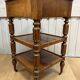 small walnut side table