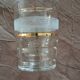 jug and glasses from the 1950s, frosted glasses