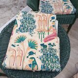 Rattan armchair table set