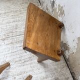 Pair of modernist constructivist wall-mounted bedside tables