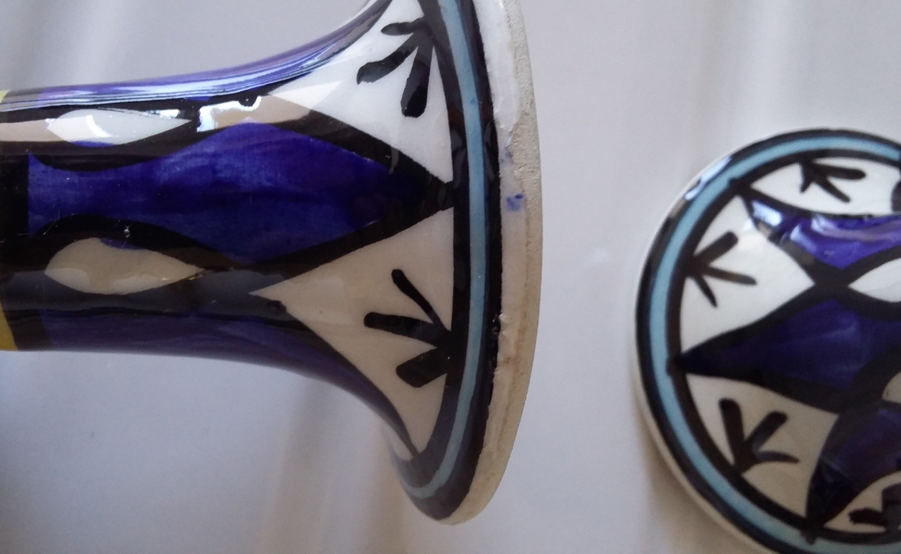 Lot of mazagrans cuts in artisanal earthenware