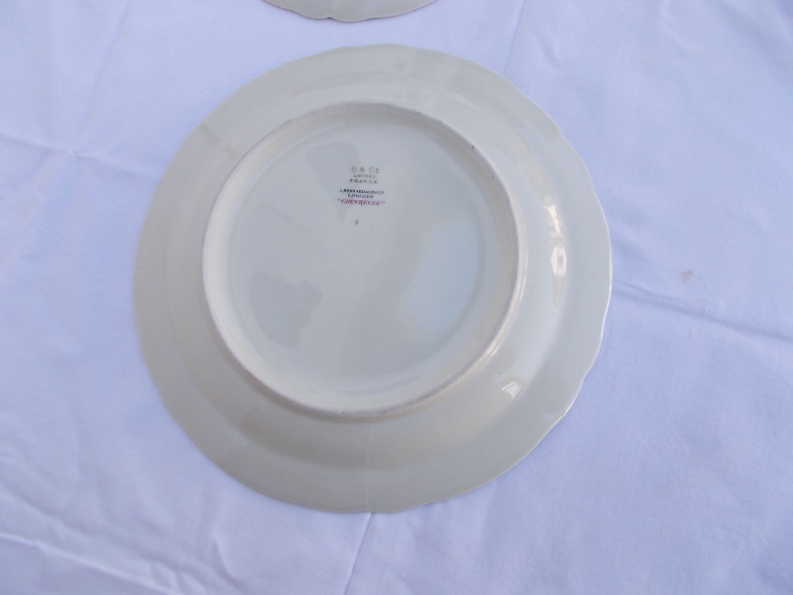 Set of 2 Limoges plates