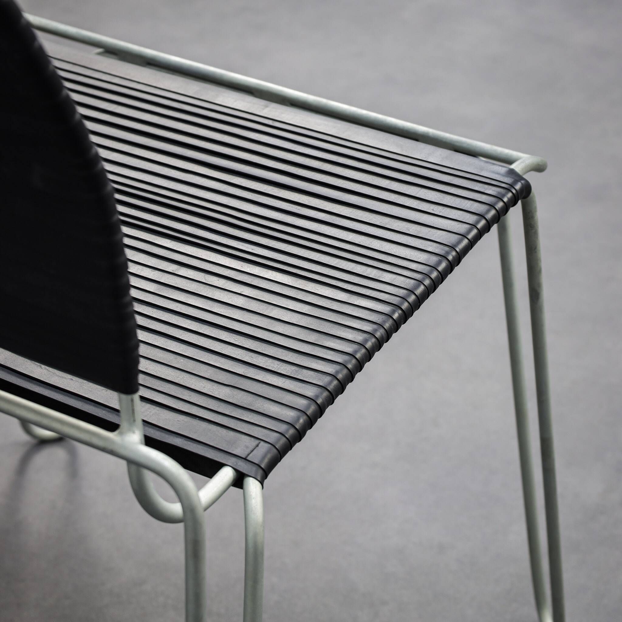 Rare pair of “Rubber Band” chairs by Tom Dixon