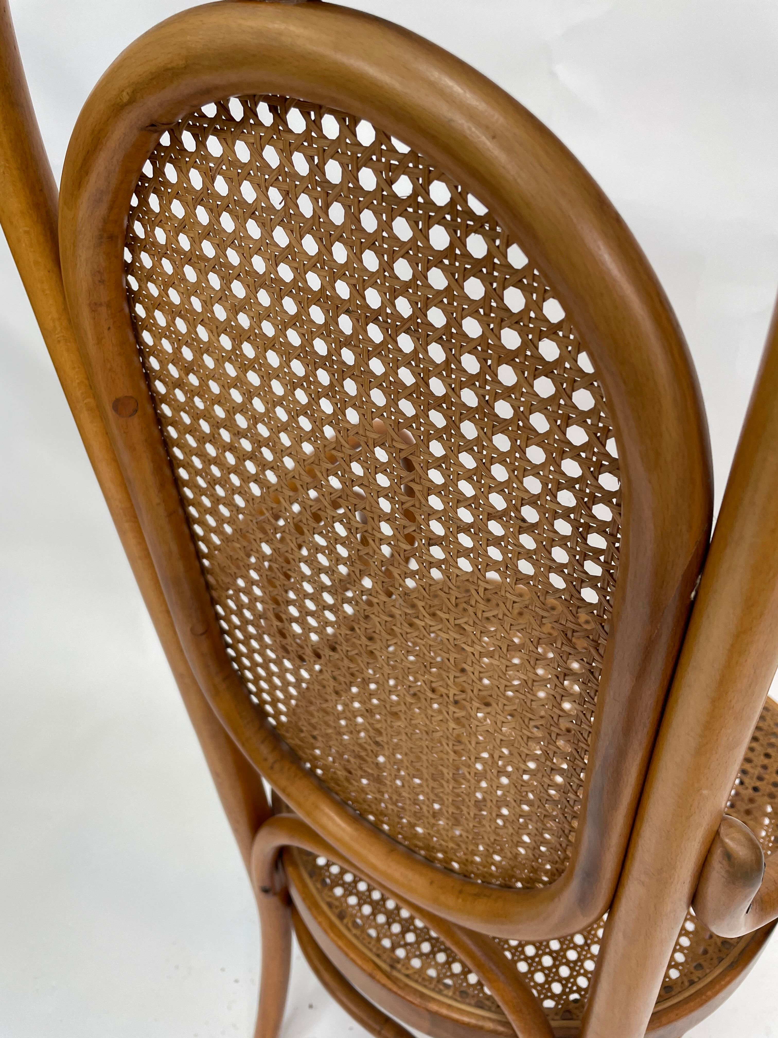 Sculptural bendwood side chair model