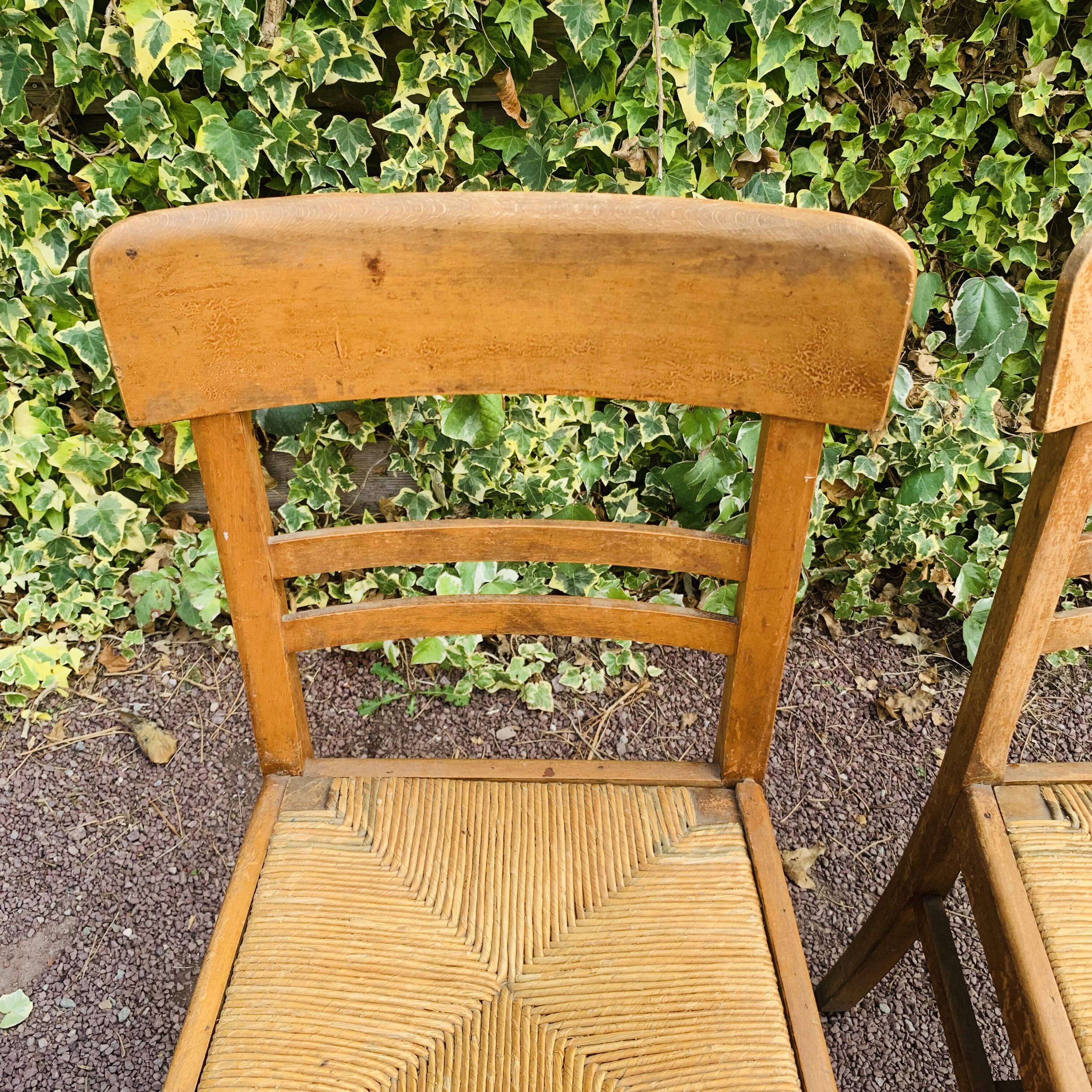 Paire de chaises vintage