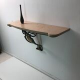 Wrought iron wall console