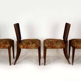 Art Deco H-214 Dining Chairs by Jindrich Halabala for UP Závody, 1950s, Set