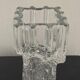 Big collectible vase with ice cube effect in glass from Limburg 1970