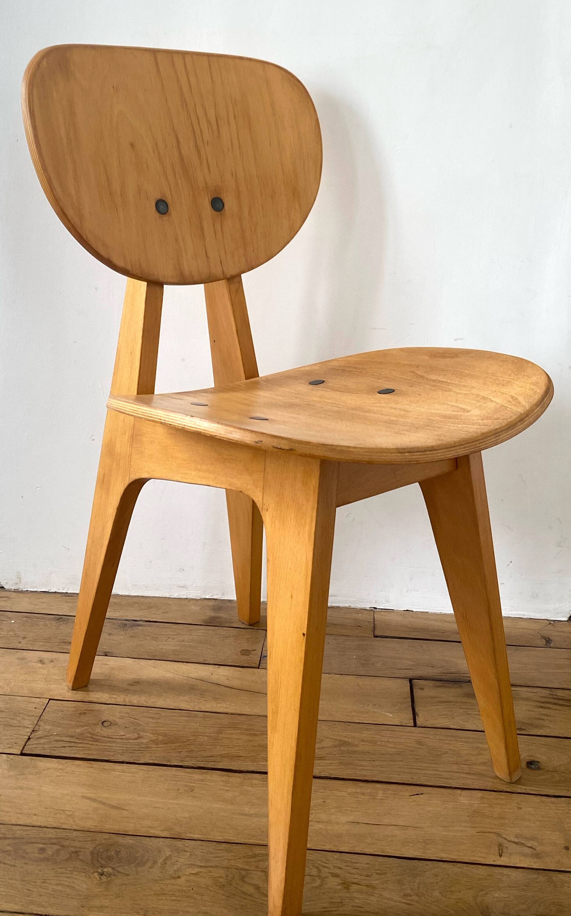 Junzo sakakura chair / n. 3221 / vintage