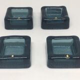 Set of 4 ashtrays Pukeberg