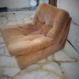 Vintage velvet armchair